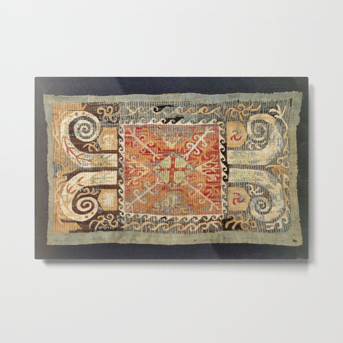 Kaitag 18th Century Caucasian Embroidery Print Metal Print