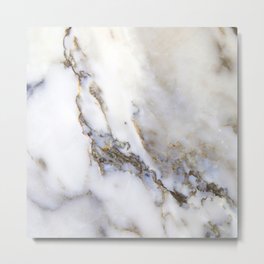 Marble ii Metal Print | Marblepattern, Marbles, Other, White, Marbletapestry, Marbledecor, Interiordecor, Marble, Digital, Interiors 