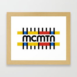 MCMTN Logo Framed Art Print