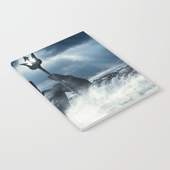 Poseidon - God of Sea Rising Notebook