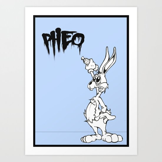 pheo tag Art Print