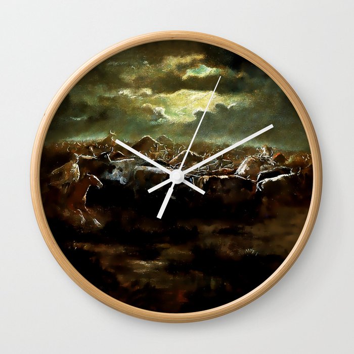 “The Last Stand” by Charles M Russell Wall Clock