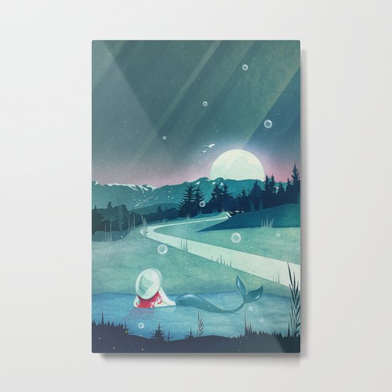 A Mermaid's Dream Metal Print