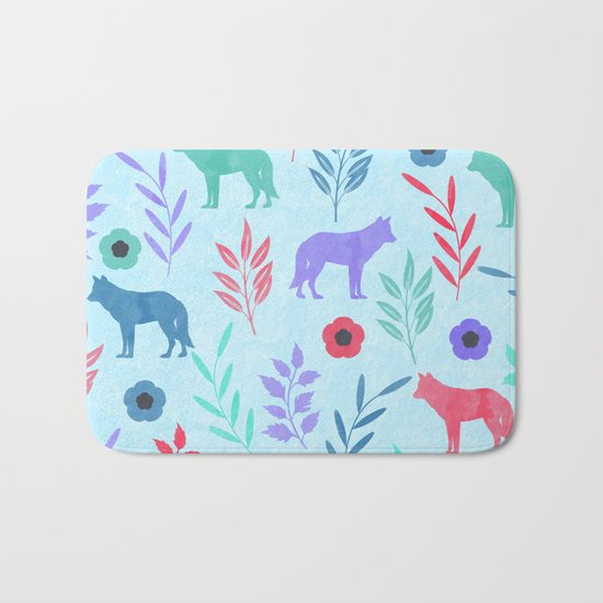 Forest Animal and Nature Bath Mat