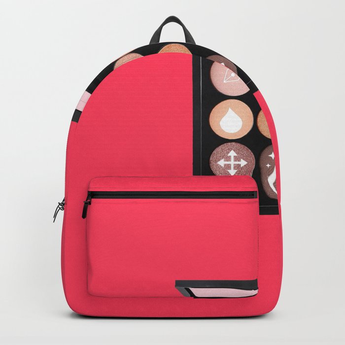 modern makeup red Backpack