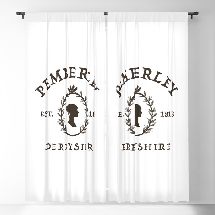 Pemberley 1813 - Pride And Prejudice - Jane Austen Blackout Curtain