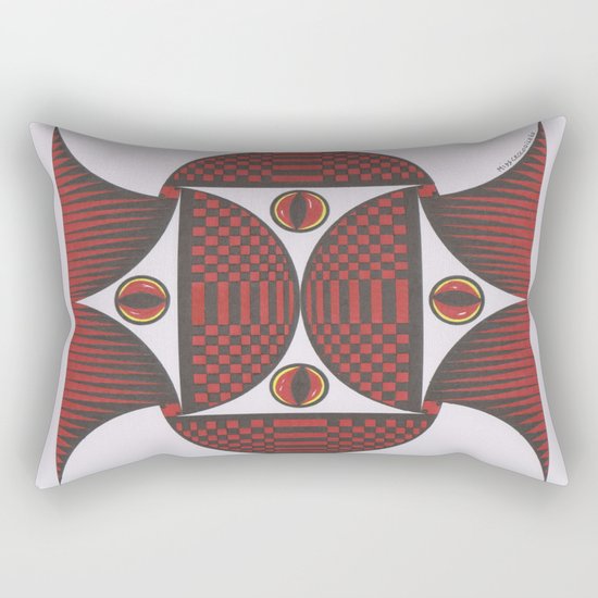 Keep My Eyes On You Rectangular Pillow