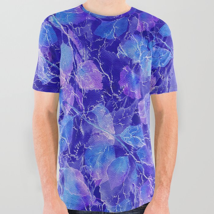 Frozen Leaves 31 All Over Graphic Tee
