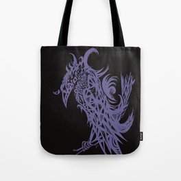 Warrior Crow Lavender Tote Bag