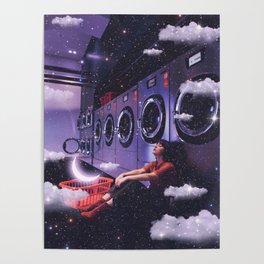 Cloudy Laundry Escape Poster