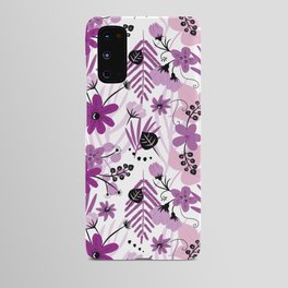Purple Happy Blossoms Android Case