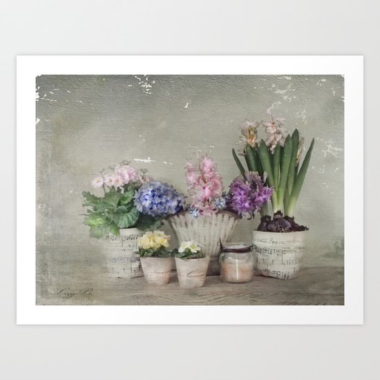 longing for springtime Art Print