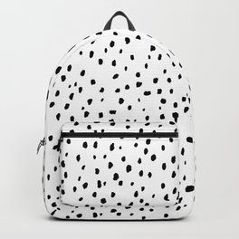 Speckle Dalmatian Pattern (black/white) Backpack
