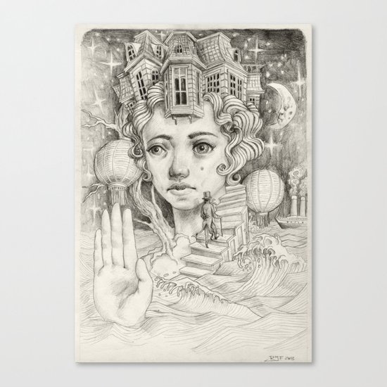 The Island Canvas Print