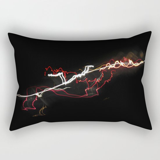 Light trails Rectangular Pillow
