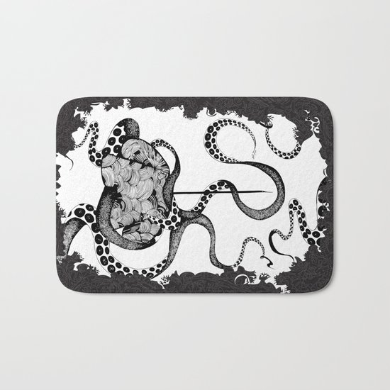 Octopus Munny Poster Bath Mat
