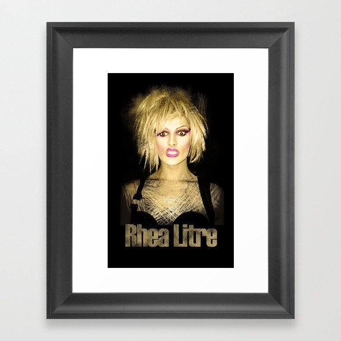 Rhea (Muppet Hair) Framed Art Print