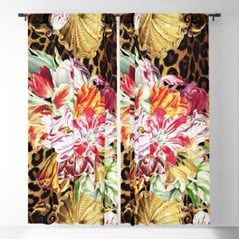 Bold Floral Blackout Curtains Society6
