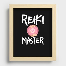 Reiki Healer Energy Healing Music Master Stone Recessed Framed Print