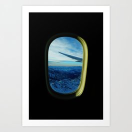 Window Seat View | From An Airplane | Andes Mountains | Travel Photography  Art Print