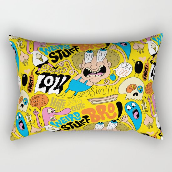 Weird Stuff Bro Rectangular Pillow