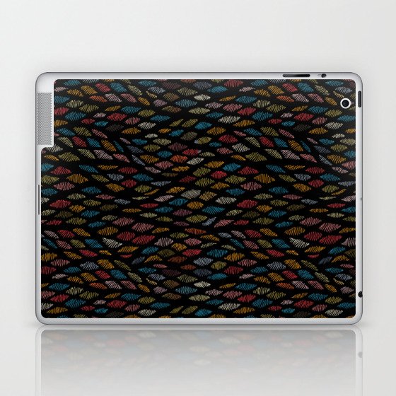 Bohemian Multi-Colored Stitch Laptop & iPad Skin
