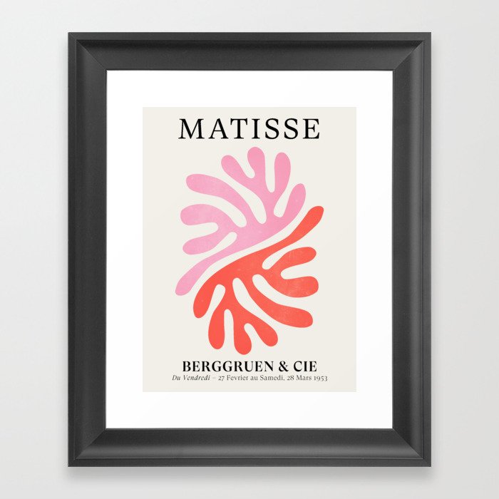 Star Leaves: Matisse Color Series | Mid-Century Edition Framed Art Print