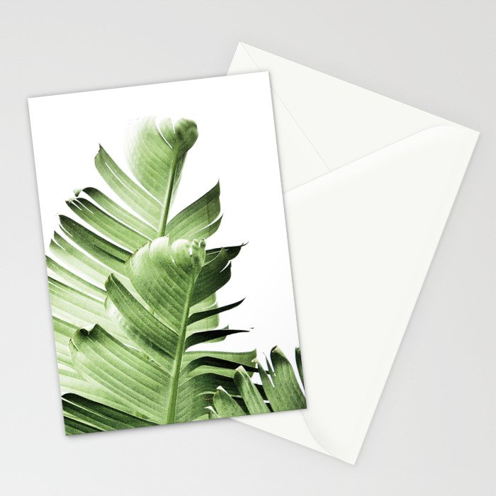 Banana Leaves Leaf Plant Modern Wall Art Tropical Stationery