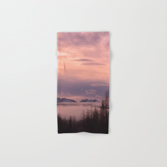 Rose Serenity Winter Fog - II Hand & Bath Towel