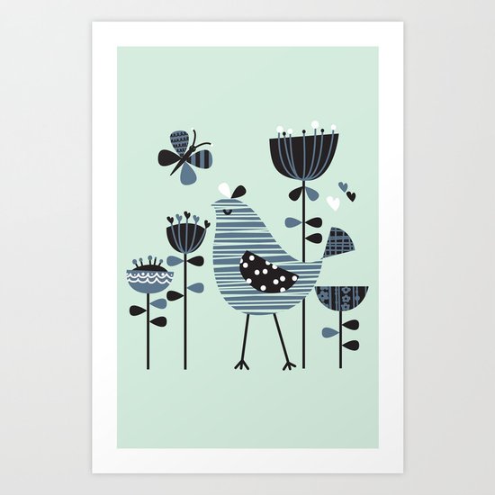 Chirpy Chirp Tweet Art Print