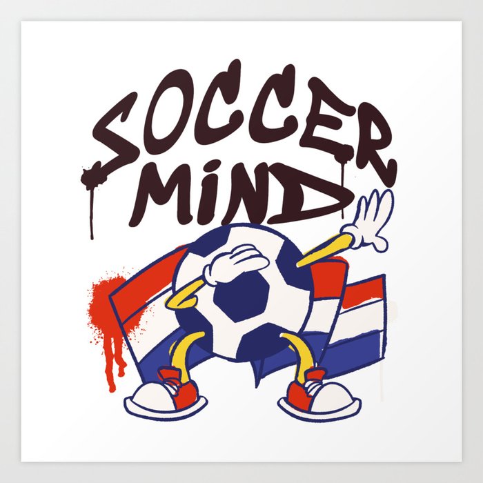 Soccer World Cup 2022 Qatar - Team: Netherlands Art Print