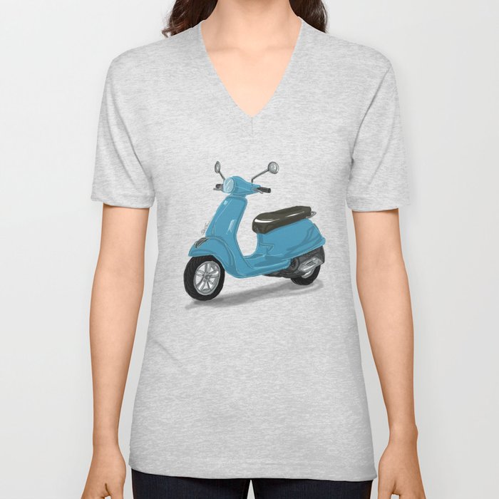 not only a scooter V Neck T Shirt
