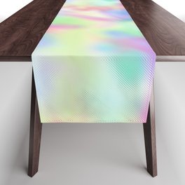 Colorful Iridescent Pattern Table Runner