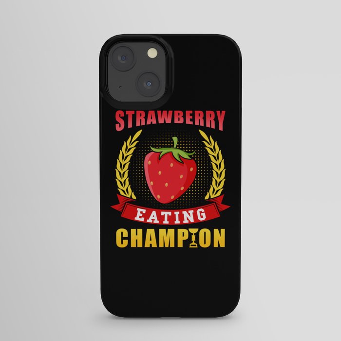 Strawberry Champion iPhone Case