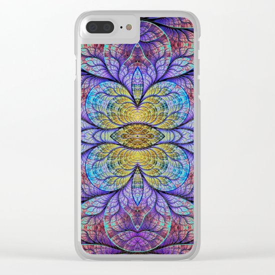 Abstract 1A Clear iPhone Case