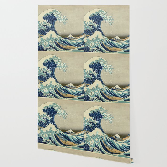 Katsushika Hokusai The Great Wave Off Kanagawa Wallpaper By