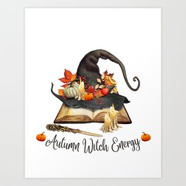 Autumn Witch Art Print