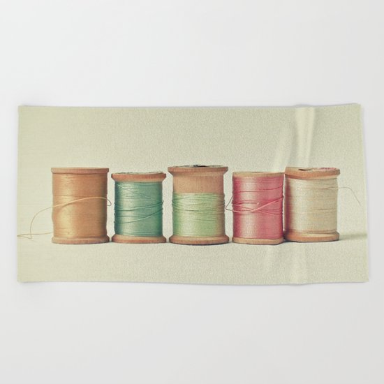 Five in a Row Beach Towel