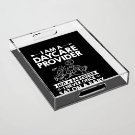 Daycare Provider Childcare Babysitter Thank You Acrylic Tray