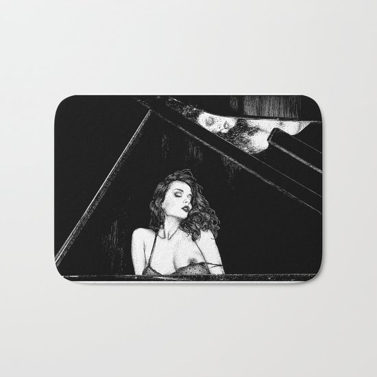 asc 655 - La pianiste (Romanian rhapsody) Bath Mat