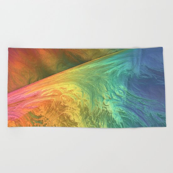 Color Storm Beach Towel