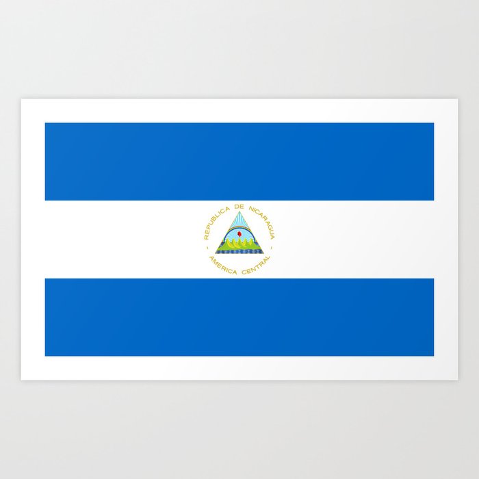 Nicaragua flag Art Print