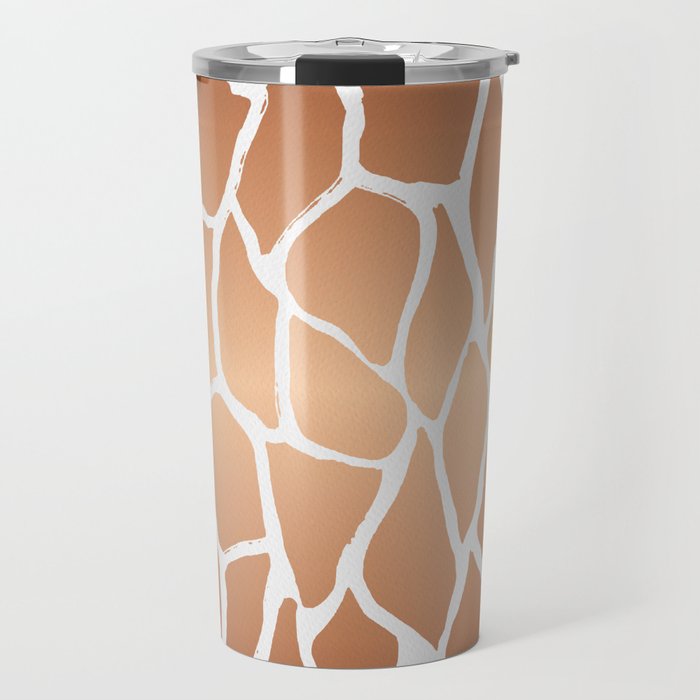 Bark Texture Copper Travel Mug