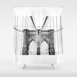 Brooklyn bridge Shower Curtain