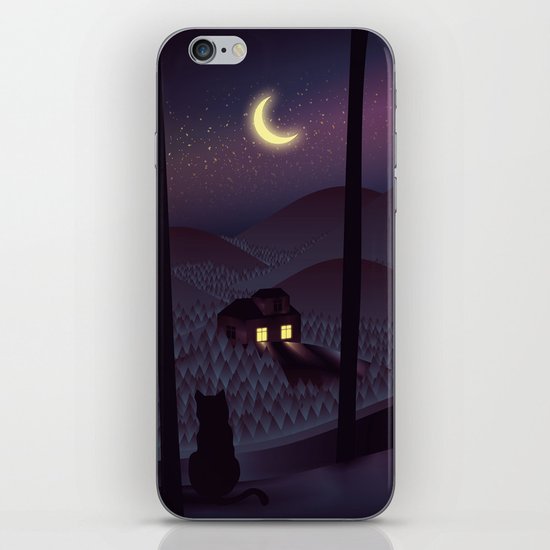 Silent Watcher iPhone & iPod Skin