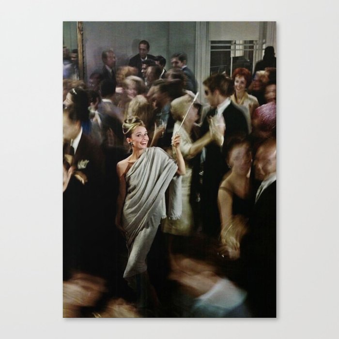 Holly Golightly Party Canvas Print