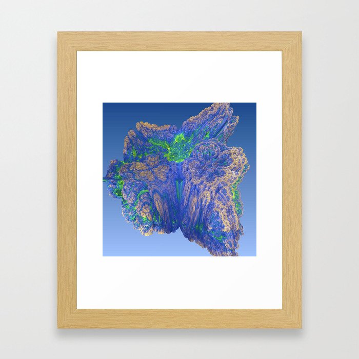 Mean Coral Framed Art Print