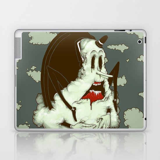 Creep Cloud Face Melt Laptop & iPad Skin