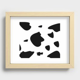 cow skin Recessed Framed Print