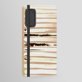 Brown Earth Lines Android Wallet Case